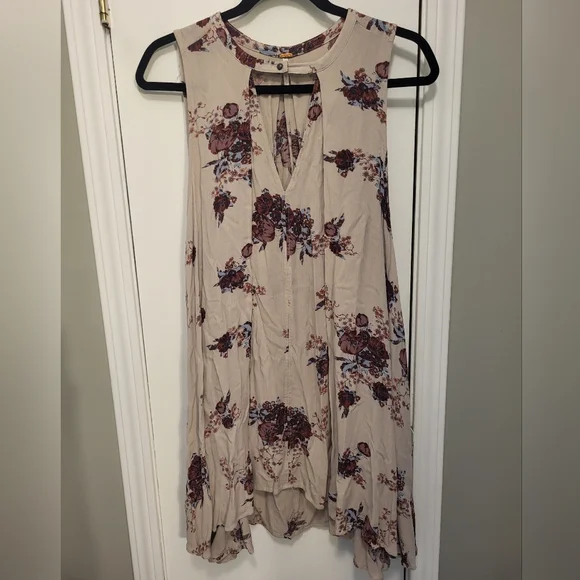 Free People Washed Stone Tree Swing Floral Dress Size Small - Picture 6 of 12